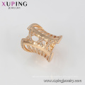 14969 Hottest jewelry luxury diamond zircon ring, 18 carat gold color new design ladies finger ring